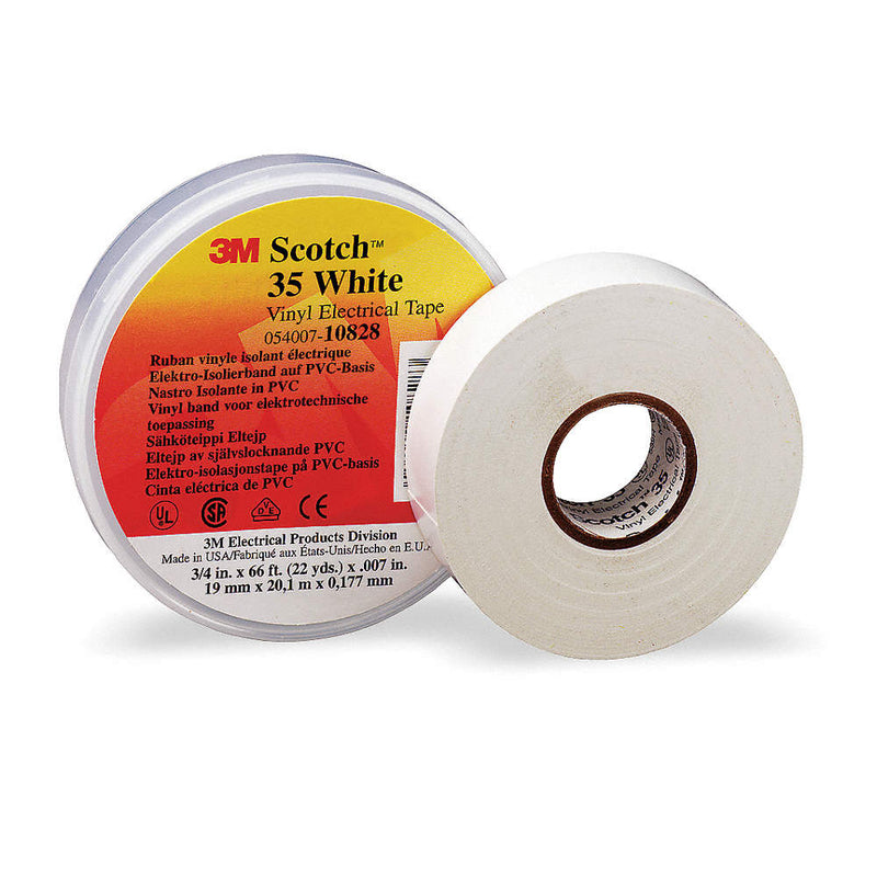 3M Electrical Tape – , Inc., White Vinyl Tape 